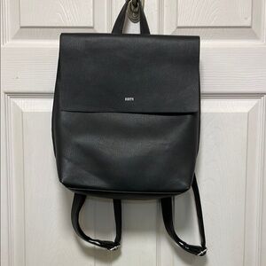 Roots | Black | Pebble Faux Leather |Backpack | Modern Design | Adjustable Strap